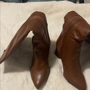 Lane Bryant Brown Heeled Boots